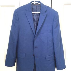 Michael Kors Young Adult/Teen Blue Sport Coat with Notched Lapels